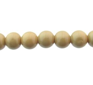 latte brown glass beads 8mm