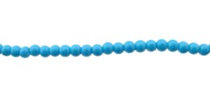 sky blue glass round beads 4mm