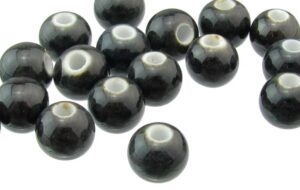 black ceramic beads for macrame