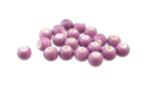 Purple ceramic round beads 8mm