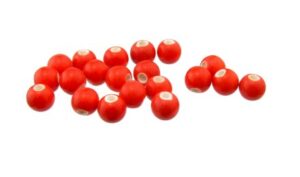 red ceramic round beads 8mm macrame