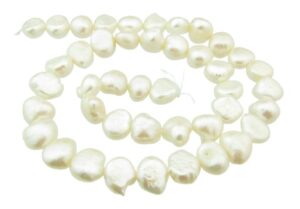 white nugget freshwater pearls