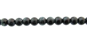 black marble glass beads 8mm round