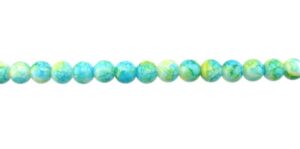blue marble glass beads 8mm round