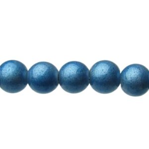 blue miracle glass beads