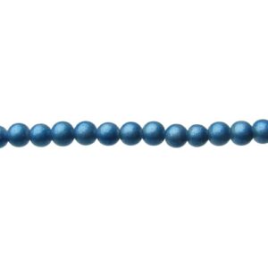 blue miracle glass beads