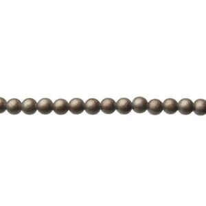 brown miracle glass beads 6mm