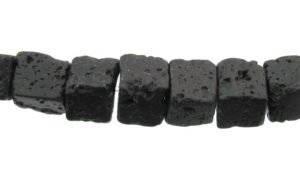 lava stone cube beads 6mm australia