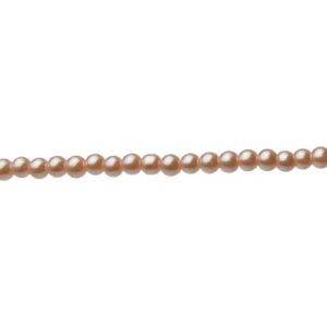 baby pink glass pearls 4mm beads