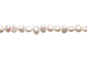 white nugget freshwater pearls 8mm