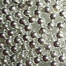 2mm silver round beads