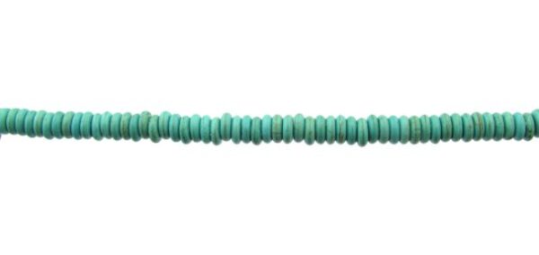 turquoise small rondelle beads