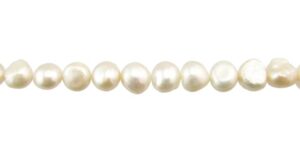 white large nugget freshwater pearls beads