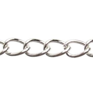 silver curb chain