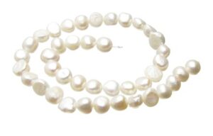 Nugget freshwater pearls white