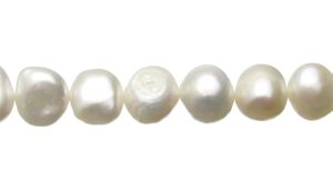 Nugget freshwater pearls white