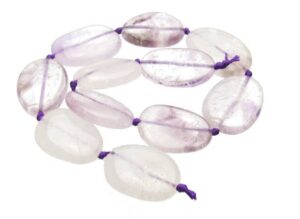 Amethyst slab gemstone beads