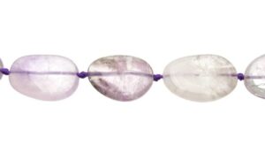 Amethyst slab gemstone beads