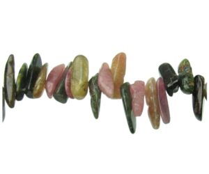 natural tourmaline large chip gemstone beads