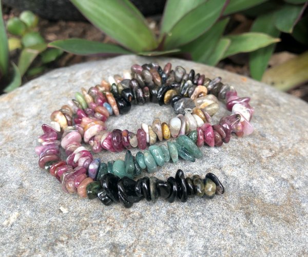 Tourmaline Colour Graded Gemstone Chip Beads [40cm strand] - My Beads
