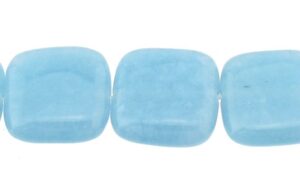 Blue Sponge Quartz Square Beads