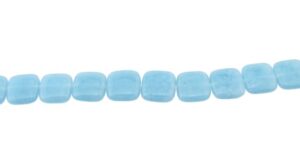 Blue Sponge Quartz Square Beads