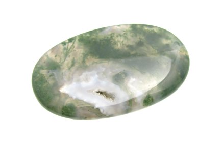 Moss Agate gemstone pendant