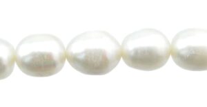 10mm white rice freshwater pearls