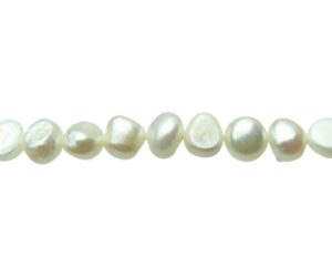 white nugget freshwater pearls