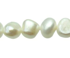 white nugget freshwater pearls