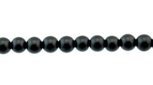 Black Tourmaline 4mm round beads