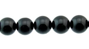 black tourmaline round beads 8mm