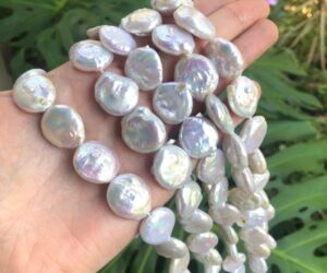 white large coin freshwater pearls australia