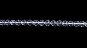 clear quartz faceted round beads 6mm