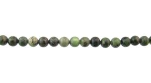 chrysoprase 8mm round beads dark