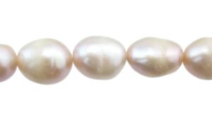 Lilac nugget freshwater pearls