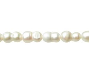 white peanut large freshwater pearls baroque