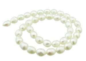 white rice freshwater pearls