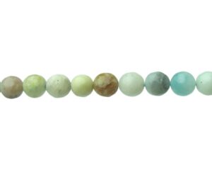 amazonite faceted 8mm gemstone beads