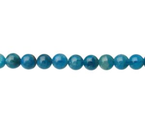 apatite 6mm round gemstone beads natural