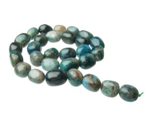 apatite natural gemstone nugget beads
