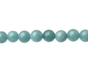 dyed aquamarine gemstone round beads wholesale crystals australia