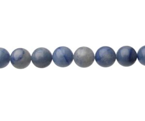 blue aventurine 12mm round gemstone beads