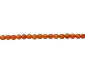 carnelian 4mm round gemstone beads faceted
