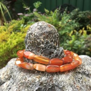carnelian rectangle tube gemstone beads australia