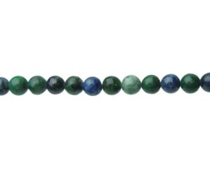 chrysocolla 6mm round gemstone beads