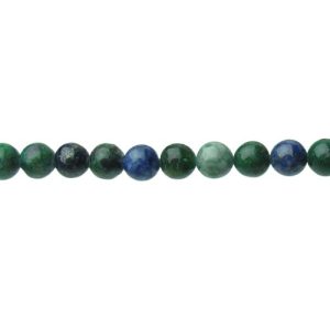 chrysocolla 6mm round gemstone beads
