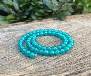 green jade 6mm round gemstone beads