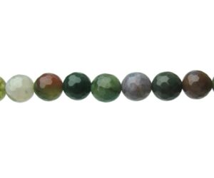 fancy jasper 8mm round faceted gemstone beads