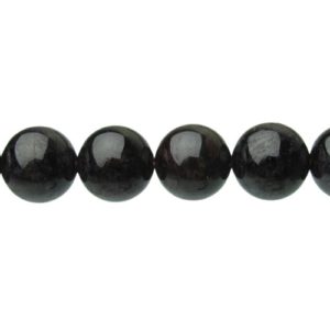 garnet gemstone round beads 12mm
